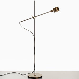 G.O. 352 Floor Lamp – Italian Minimalist Design, Adjustable Arm.