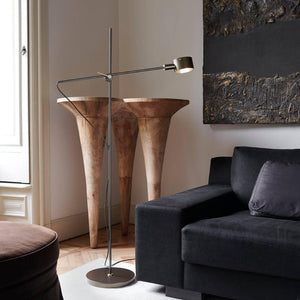 G.O. 352 Floor Lamp – Italian Minimalist Design, Adjustable Arm.