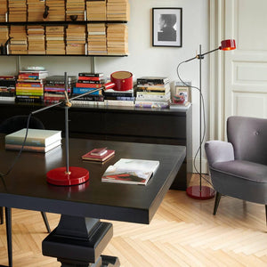 G.O. 352 Floor Lamp – Italian Minimalist Design, Adjustable Arm.