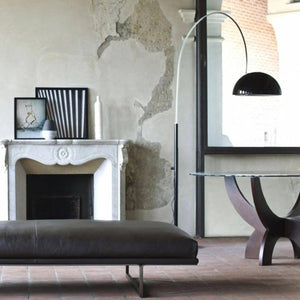 Oluce Coupé 3320/R Floor Lamp – Italian Arched Designer Light.