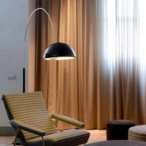 Oluce Coupé 3320/R Floor Lamp – Italian Arched Designer Light.