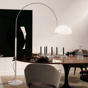Oluce Coupé 3320/R Floor Lamp – Italian Arched Designer Light.