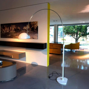 Oluce Coupé 3320/R Floor Lamp – Italian Arched Designer Light.
