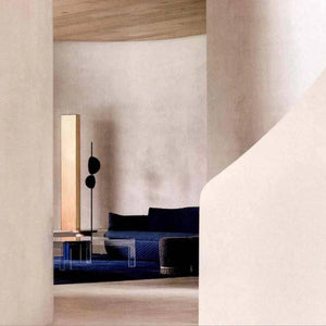 Superluna 397 LED Floor Lamp – Italian Luxury Design, Rotating Hemispheres.