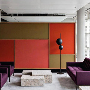 Superluna 397 LED Floor Lamp – Italian Luxury Design, Rotating Hemispheres.