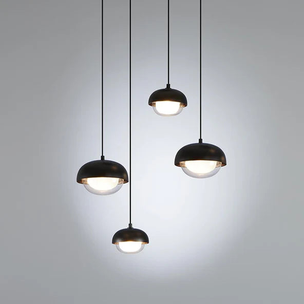 TOOY Muse Cluster Chandelier - Sand black with brushed brass