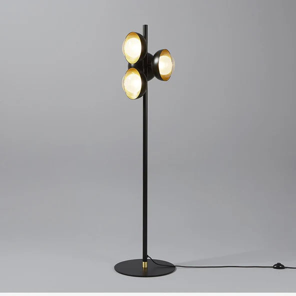 TOOY Muse Floor Lamp - Sand black with copper / No dimmer