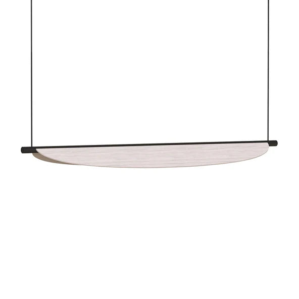 TOOY Thula Pendant Light, Large - Walnut / Black / Black