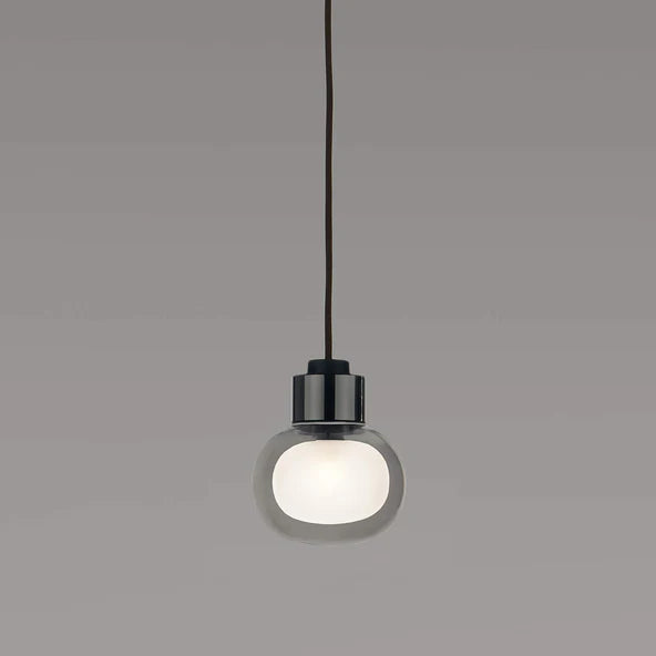 TOOY Nabila Pendant Light - Brushed brass with clear glass / Small : 12cm