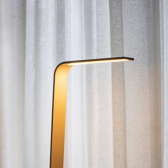 TOOY Nastro 563.61 Floor Lamp - Black frame with greenish grey cylinder