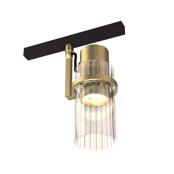 TOOY Lei Ceiling Track Light - Sand black / Clear glass / GU10