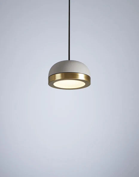 TOOY Molly Suspension Pendant Light - Sand grey / Pewter / Small : 15cm