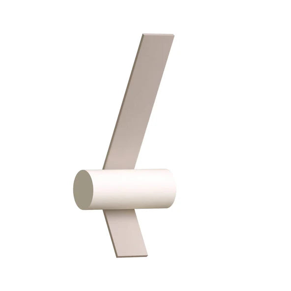 TOOY Nastro Outdoor Wall Light - Beige frame with greenish grey cylinder