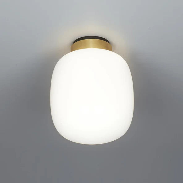 TOOY Legier Ceiling Lamp - Light grey / Opal white glass / Small : 25cm