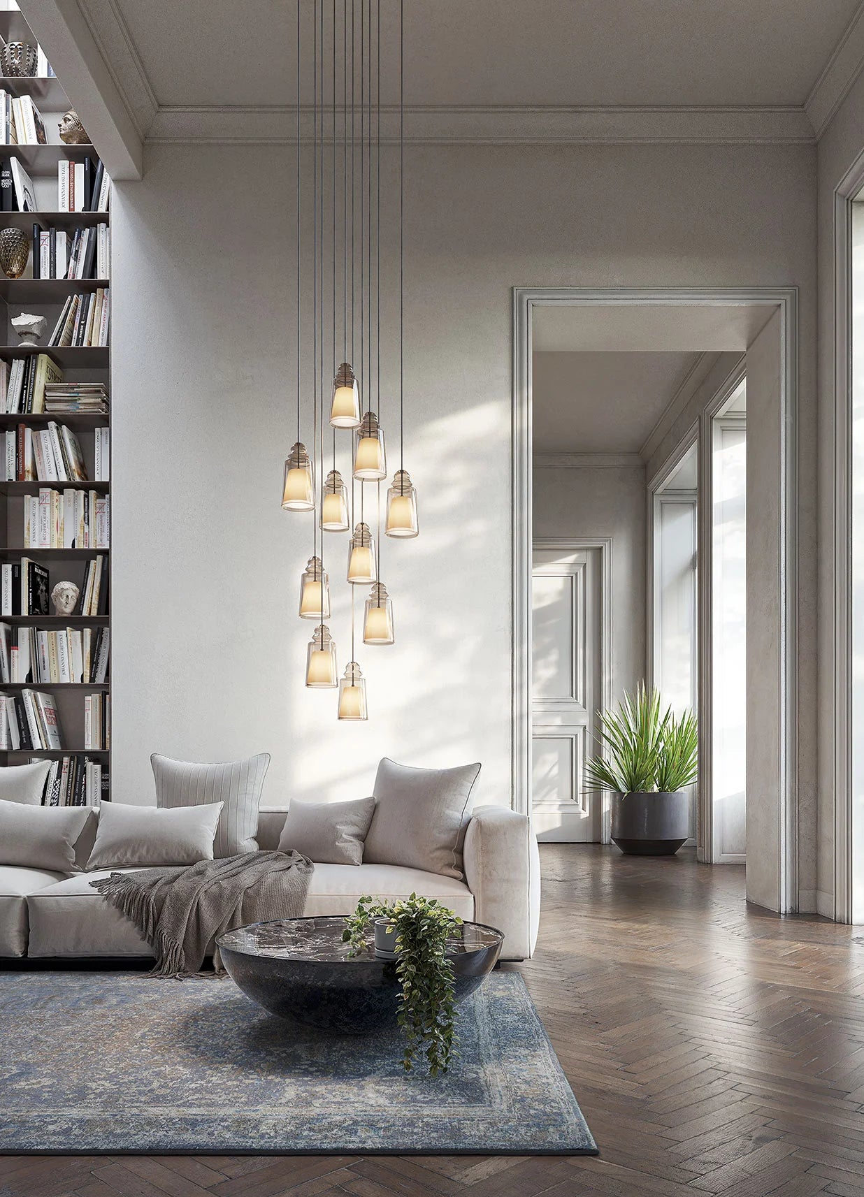 KARMAN ALIBAGLASS pendant lamp SE316FF INT