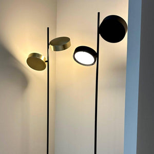 Berlin Floor Lamp 323 – Italian Design, 360° Rotating Diffuser, LED.