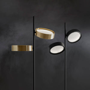 Berlin Floor Lamp 323 – Italian Design, 360° Rotating Diffuser, LED.